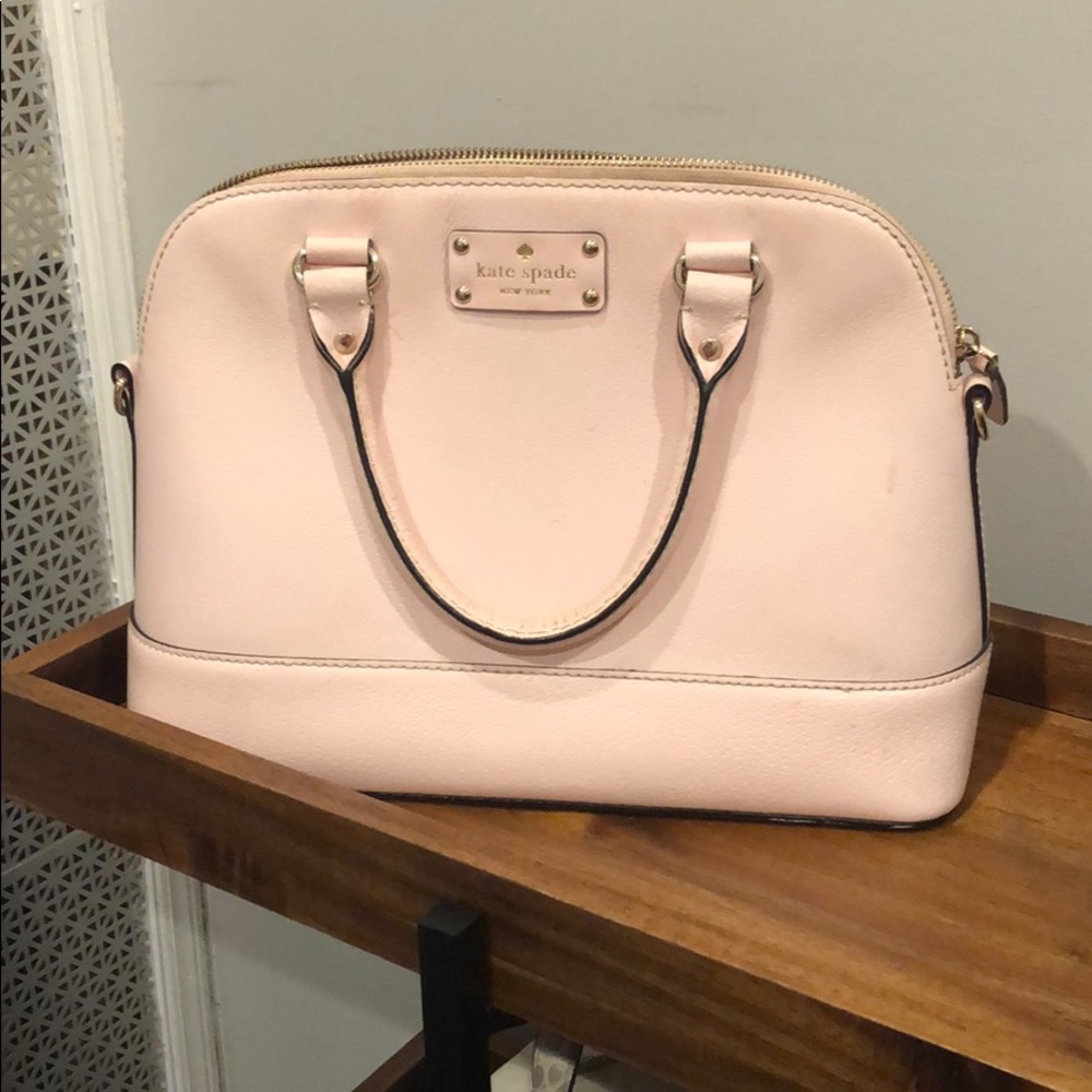 Blush Kate Spade Purse long strap and duster bag!